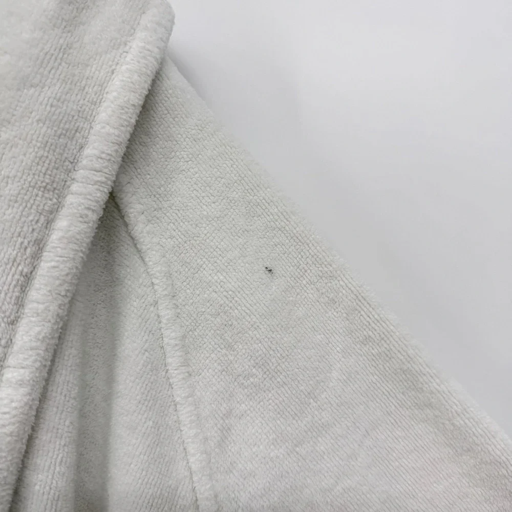 Vintage Christian Dior Monsieur Robe OS Terry Cloth Hooded Quiet Luxury Logo Spa